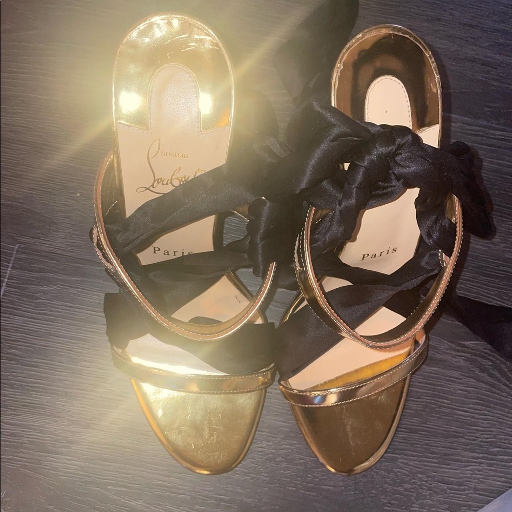 Christian Louboutin Tie Up Heels - Picture 6 of 11